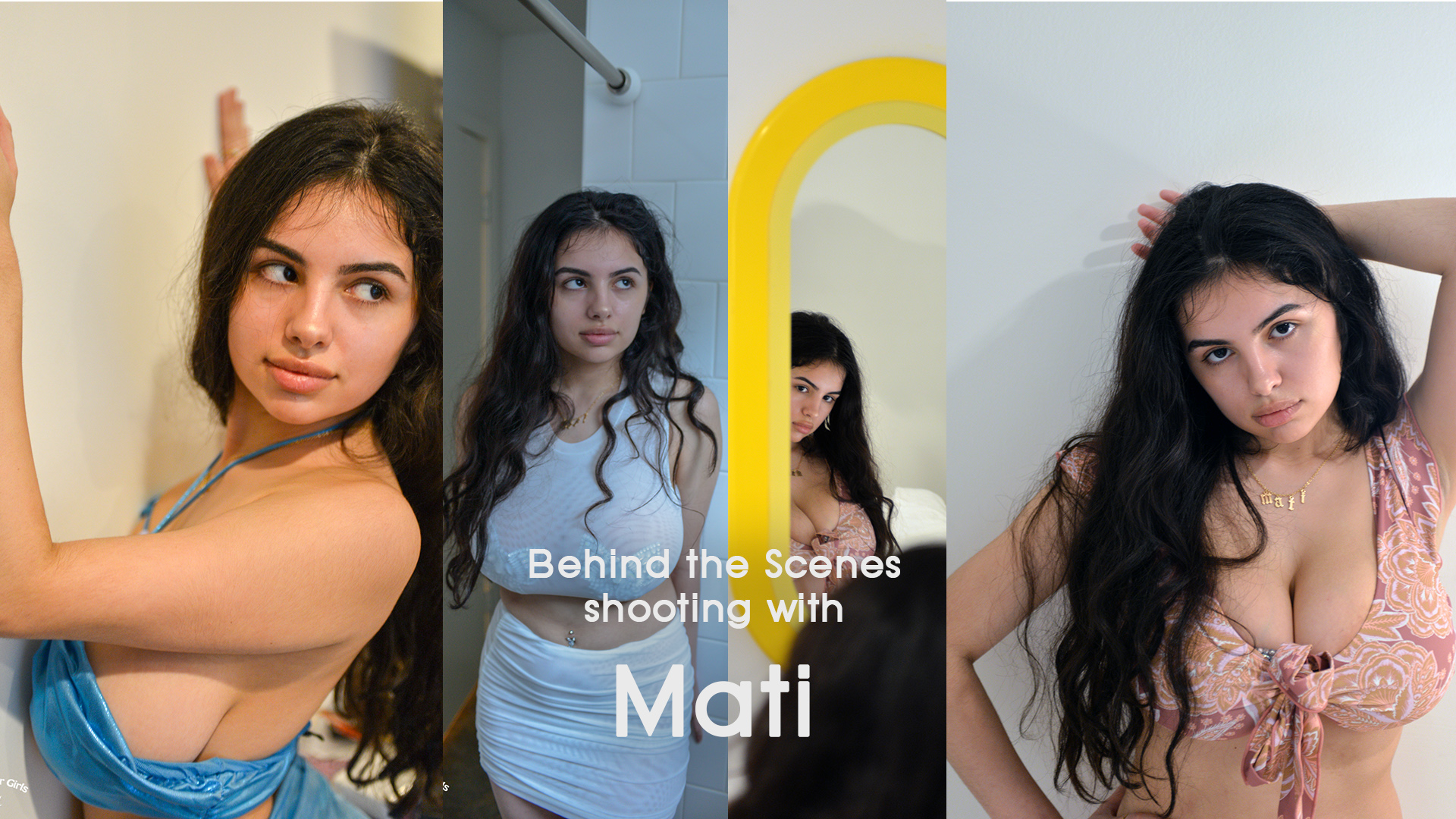 Mati Marroni // Behind The Scenes - Petite Curve