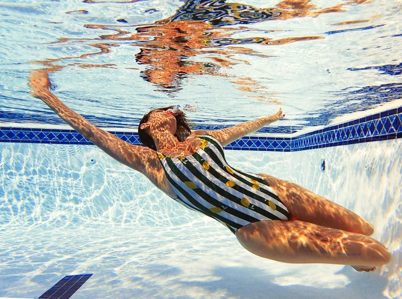Alysha Grace Marko underwater photoshoot in West Los Angeles, California